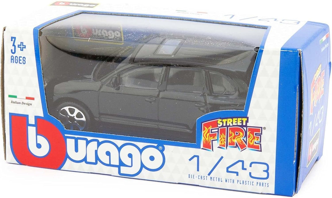 Carro Coleccionable Bburago 1:43 Porshe Cayenne Negro