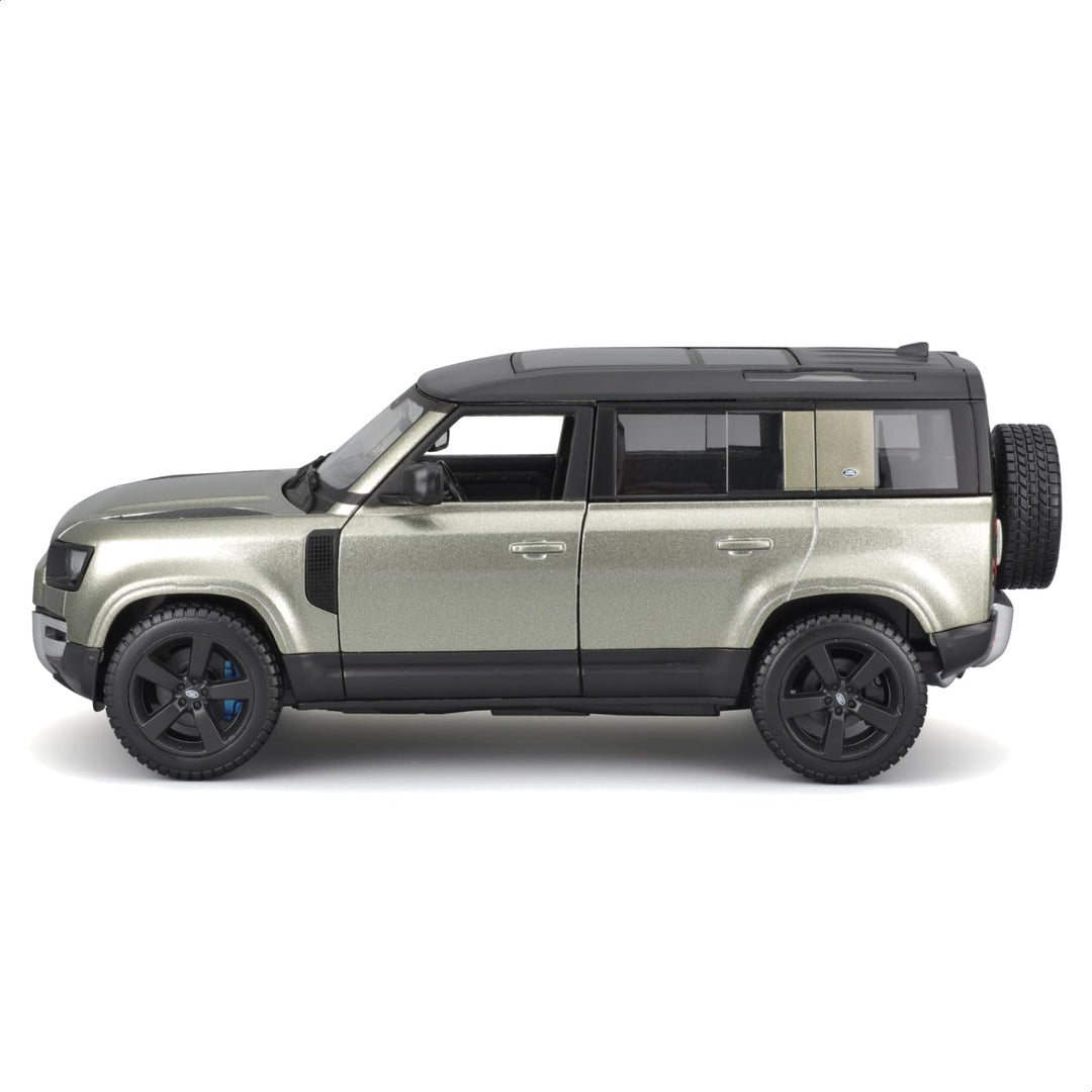 Carro Bburago A Escala 1:43 Land Rover Defender 110 Verde
