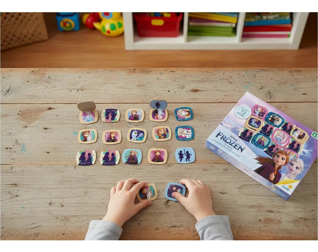 Juego De Mesa Memoria Edición Frozen Niñas