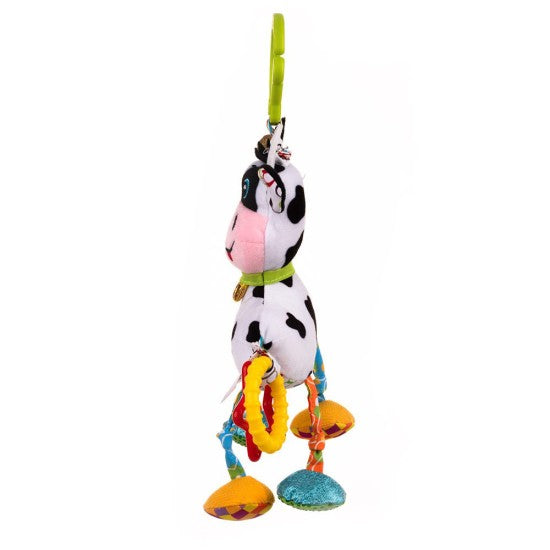 Juguete Bebe Peluche Vaca Sensorial Mordedor