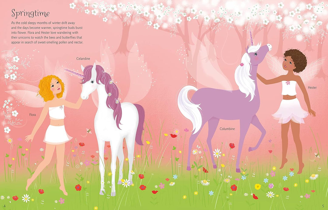 Libro De Actividades Unicornios Con Sticker Niños