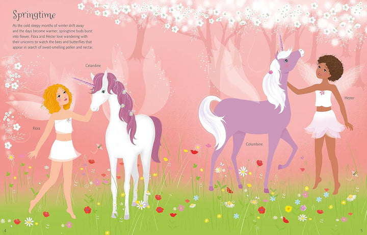 Libro De Actividades Unicornios Con Sticker Niños