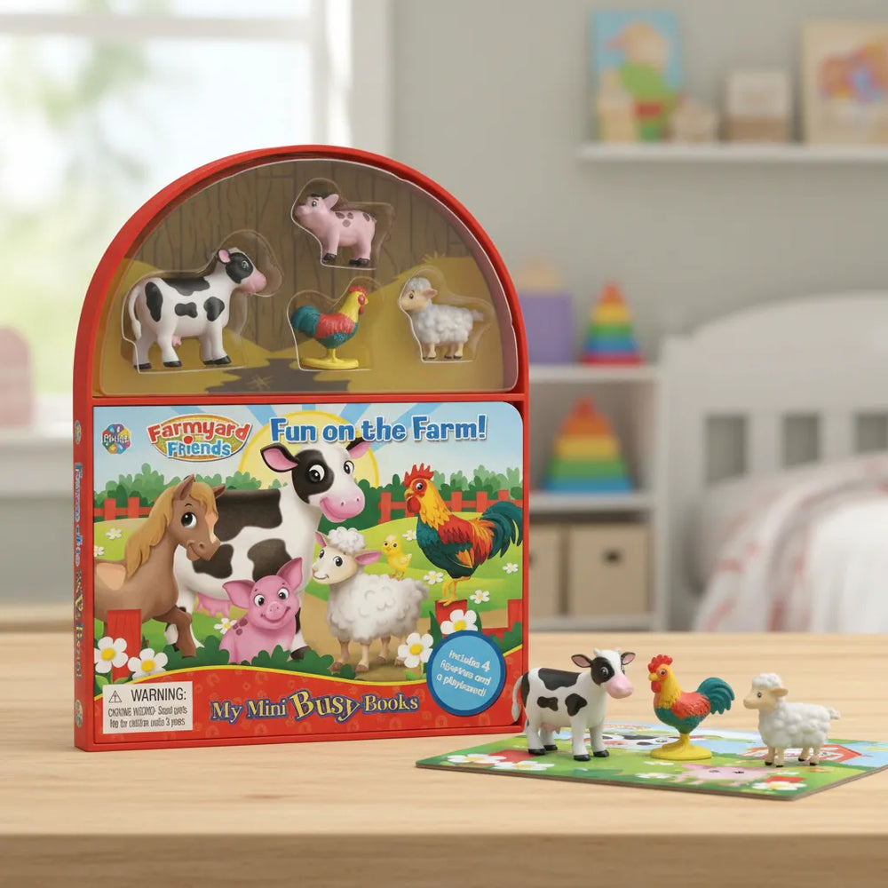 Libro y Juego 2 En 1 Animales La Granja