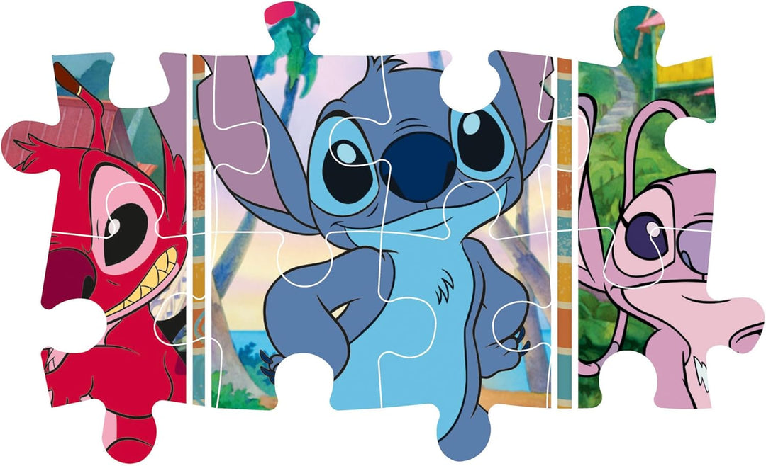 Rompecabezas 24 Piezas Stitch Y Amigos Niños