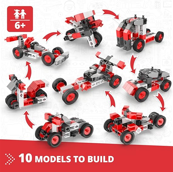 Juguete De Construcción Vehículos 10 en 1
