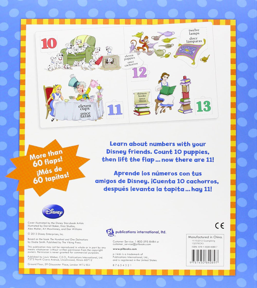 Libro Infantil Aprender A Contar Disney Niños