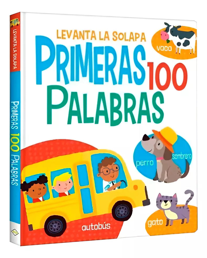 Libro Infantil Mis Primeras 100 Palabras con solapas Niños