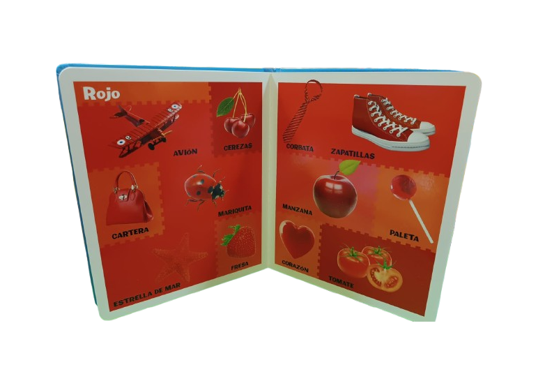 Libro Primeras Palabras Colores Para Niños