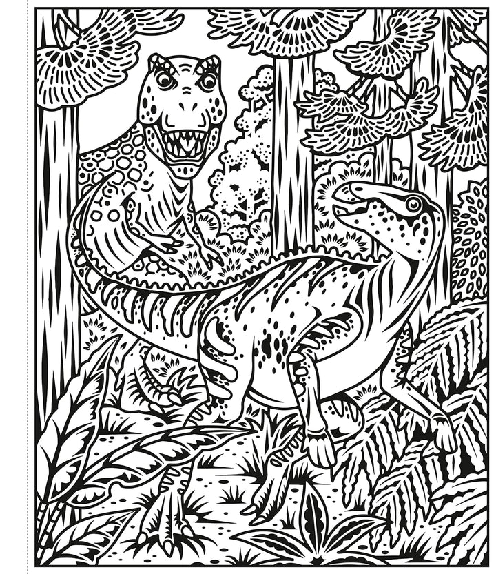 Libro Infantil De Pintura De dinosaurios para Niños