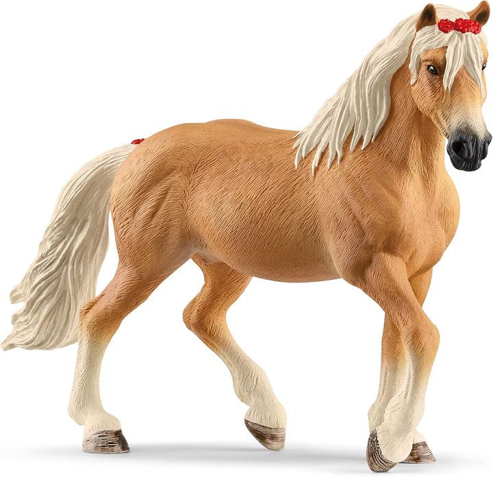 Figura Coleccionable Yegua Haflinger Pintada A Mano