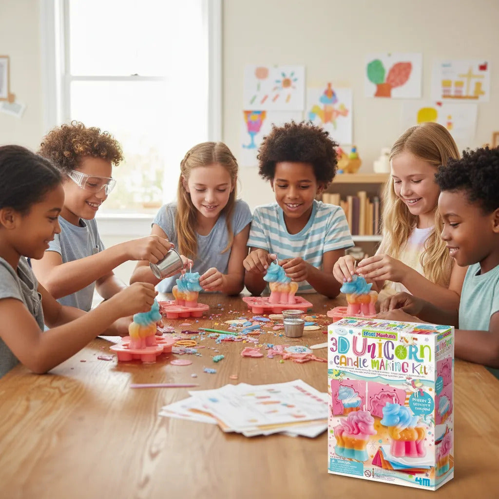 Juego Kit Para Crear Velas De Unicornio 3d