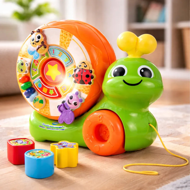 Juguete Caracol Con Figuras Y Colores Niños