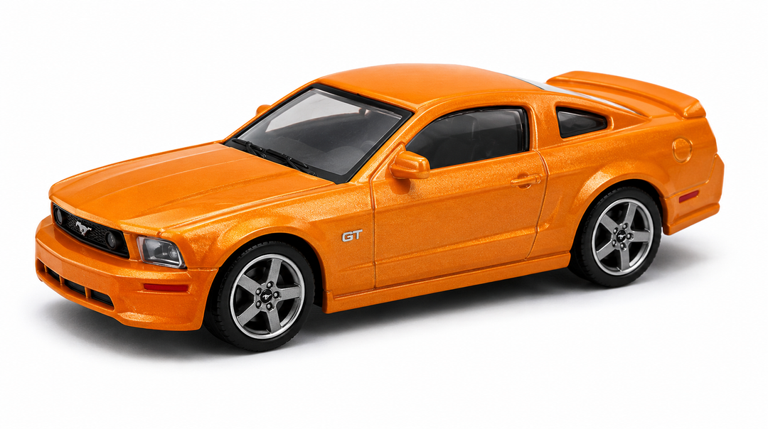 Carro A Escala 1:43 Ford Mustang Gt Naranja