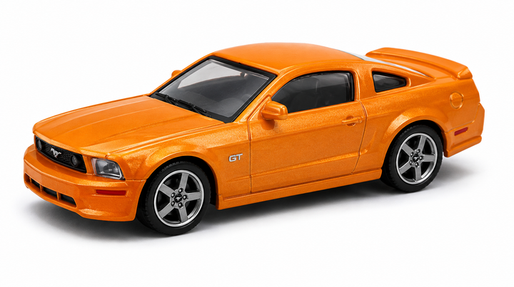 Carro A Escala 1:43 Ford Mustang Gt Naranja