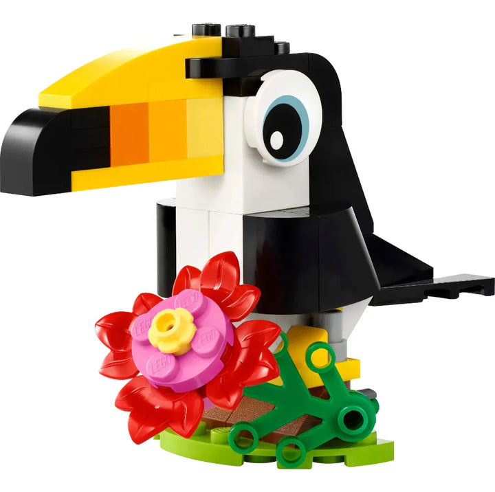 Lego 3 En 1 Tucán Tropical 59 Piezas Para Niños