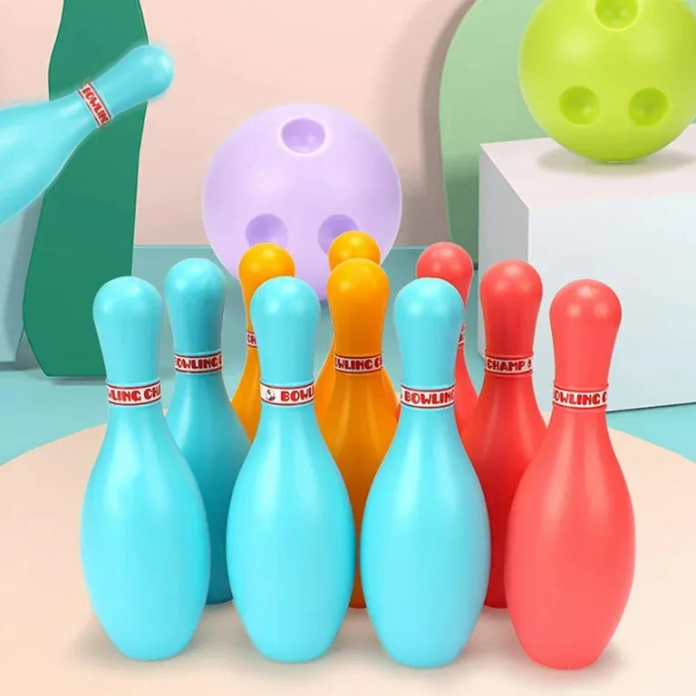 Juego De Bolos Plástico Alta Resistencia