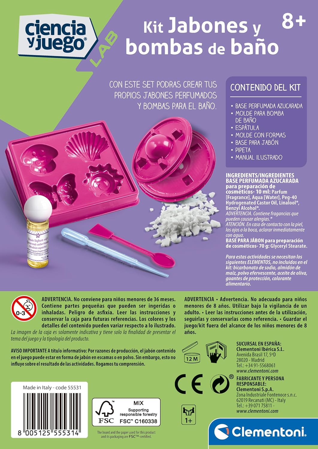 Juego Crea Jabones Aromáticas Para Niños