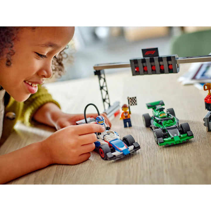 Juego De Construcción Parrilla De F1 Coches De Carrera Niños