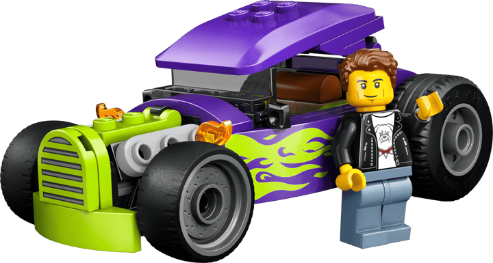 Juego De Construcción City Hot Rod 81 Piezas Para Niños