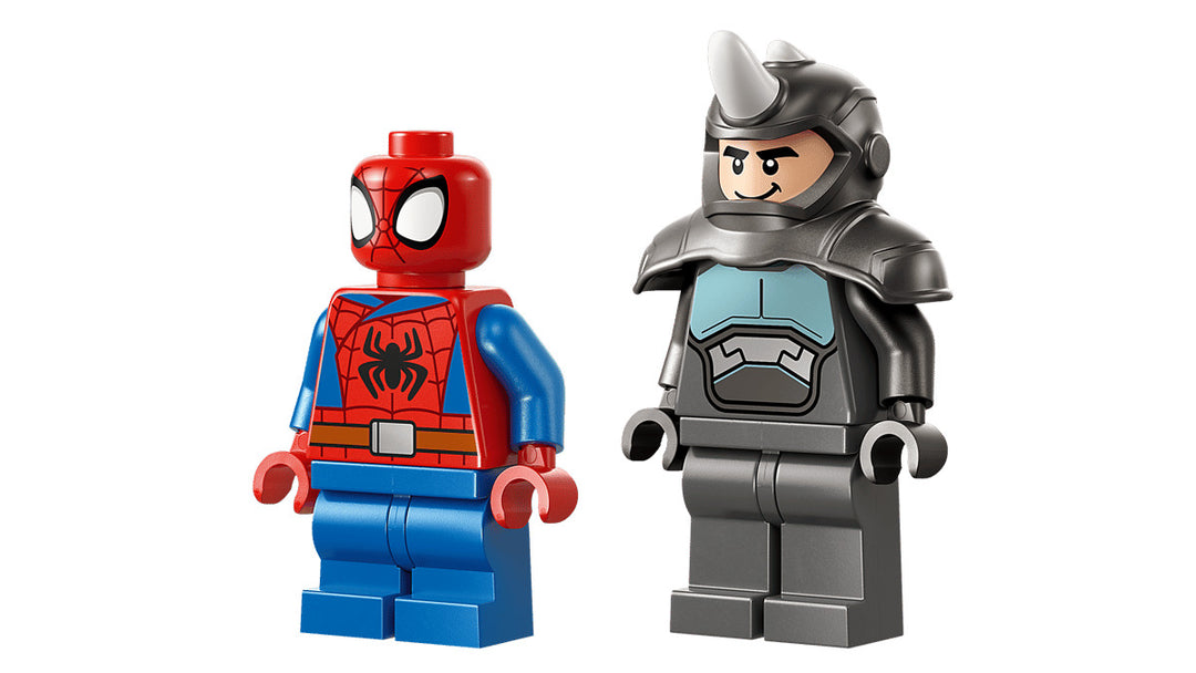 Juego Construcción Marvel Spidey Vs Rhino Moto Lego Original