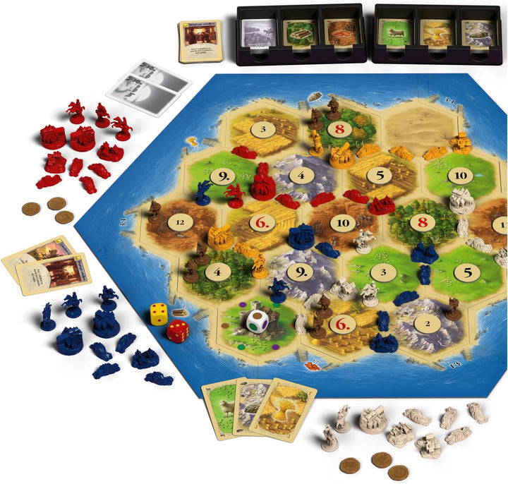 Juego Expansión Catan Mercaderes Y Barbaros Adultos