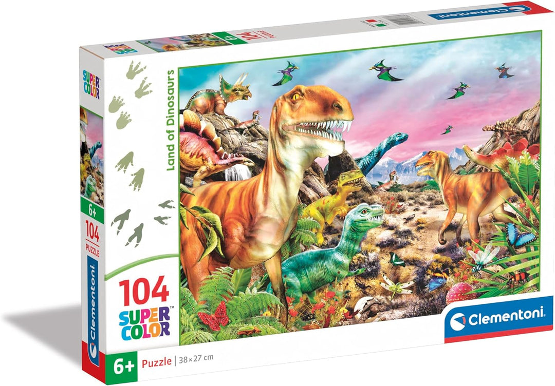 Rompecabezas 104 Piezas Dinosaurios Niños