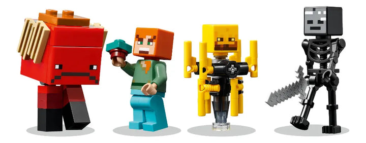 Juguete Lego Minecraf La Batalla Lava Niños