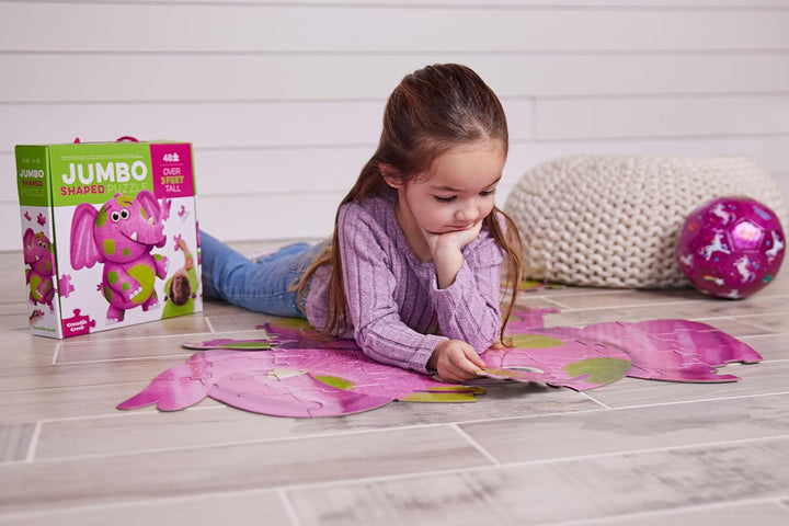 Rompecabezas Jumbo Elefante 48 Piezas Para Niños