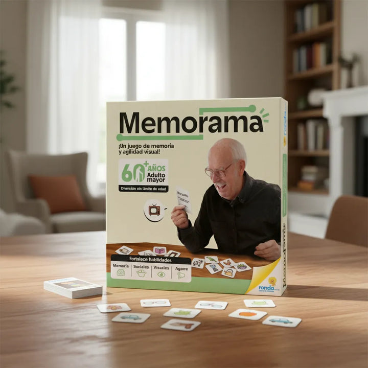 Juego De Mesa Memorama Visual Adultos Mayores