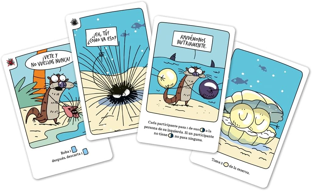 Juego De Mesa Cartas Estrategia Nutrias Para Niños Familia