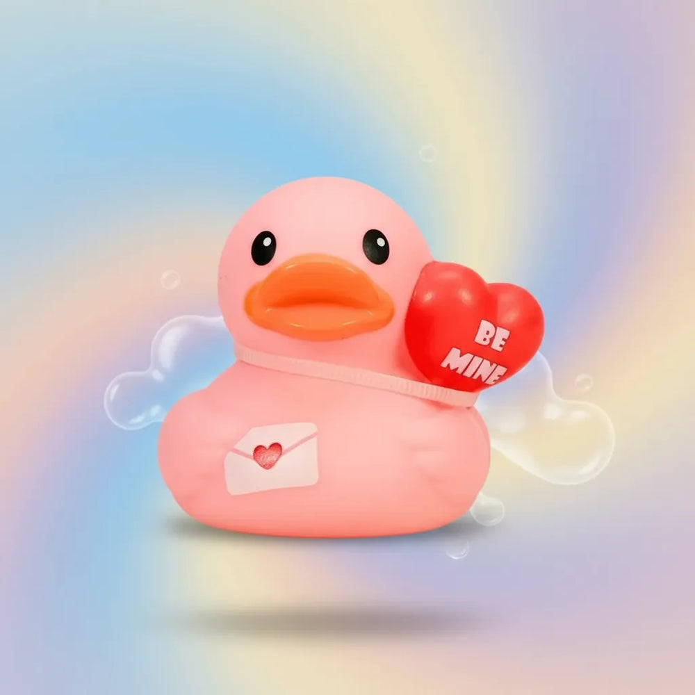 Juguete Patito De Baño Globo De Corazón Para Bebés Niños