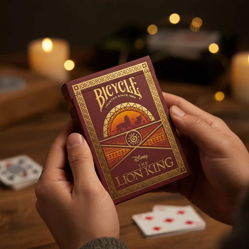 Barajas Cartas Bicycle Rey León Naipes Magia