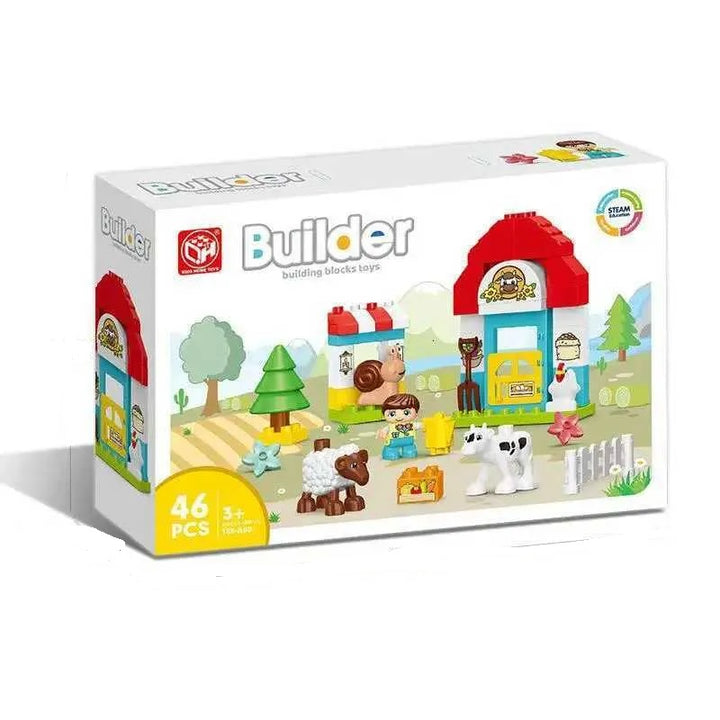 Bloques  La Granja 46 Piezas Para Niños