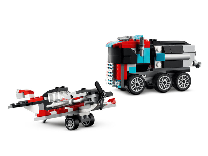 Juego Lego Creator 3 En 1 Camión Plataforma 270 Piezas