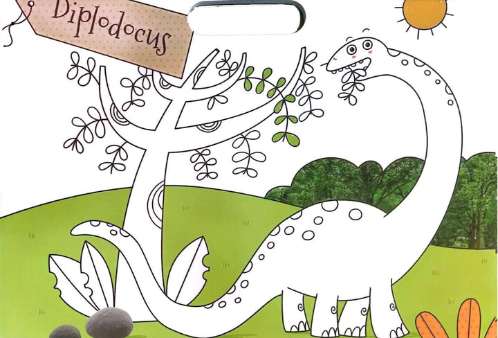 Libro Infantil Para Colorear Increibles Dinosaurios