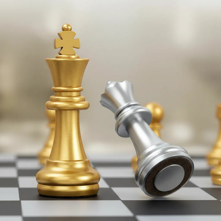 Juego De Mesa Ajedrez Magnético Tablero Plegable Para Niños