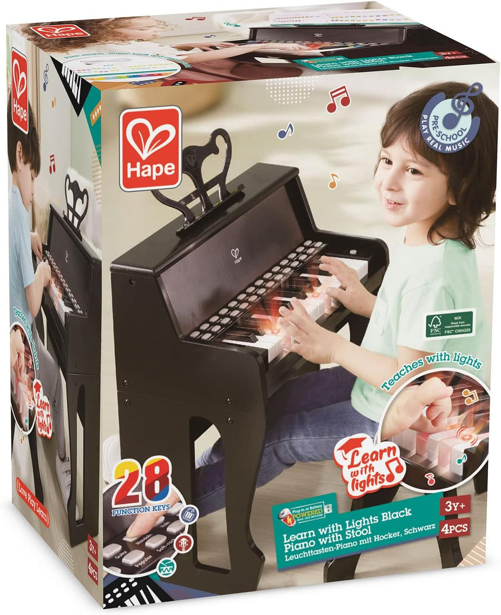 Piano Infantil Con Taburete Aprende Jugando Para Niños