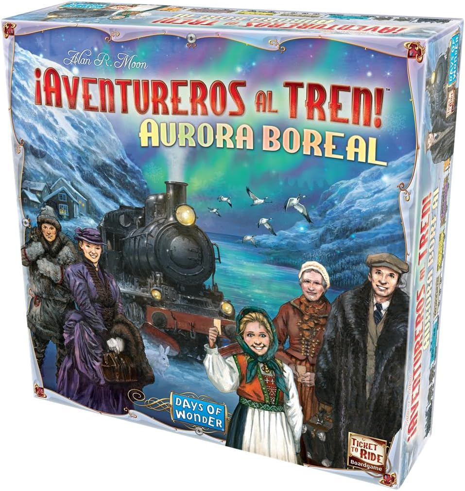 Juego De Mesa Aventureros Al Tren Aurora Boreal