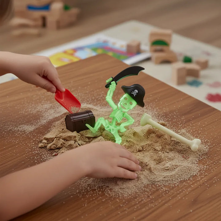 Juego De Experimento Excava Un Pirata Luminoso Para Niños