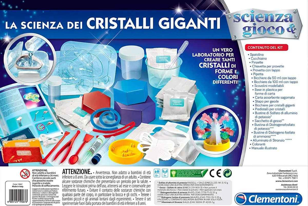 Juego De Experimentos Cristales Gigantes Niños