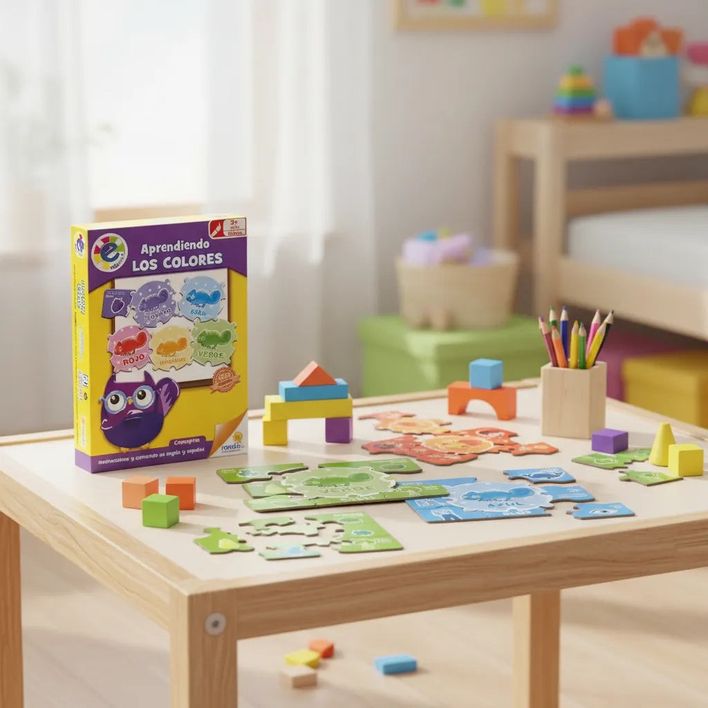 Rompecabezas Asociativo Aprendiendo Los Colores