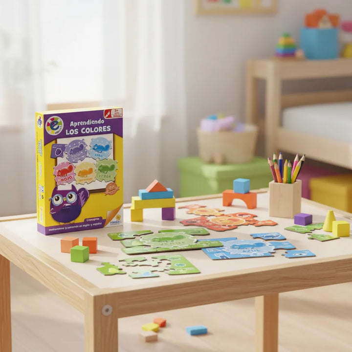 Rompecabezas Asociativo Aprendiendo Los Colores
