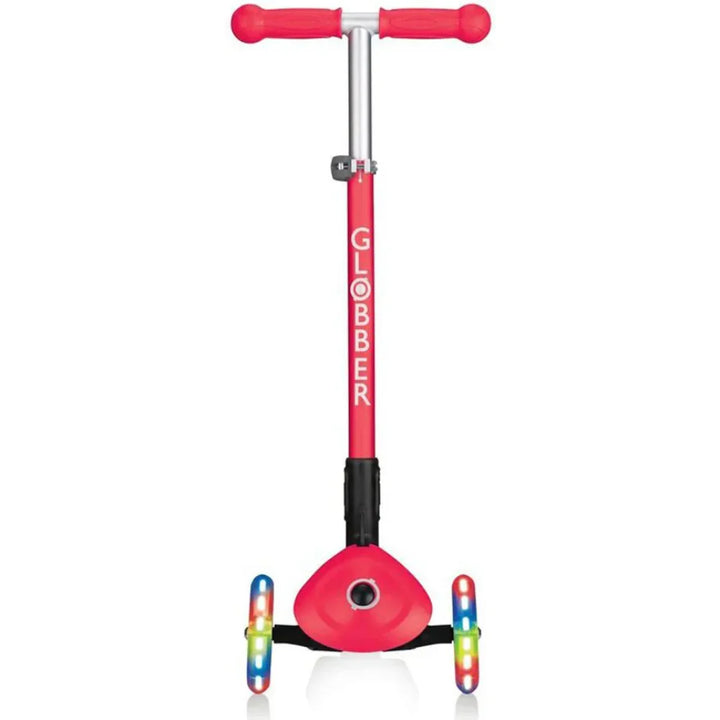 Patineta Con Luces Globber Primo rojo Para Niños