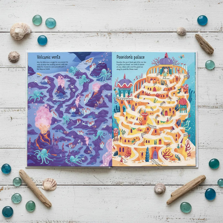 Libro Infantil Laberintos Bajo El Mar Para Niños