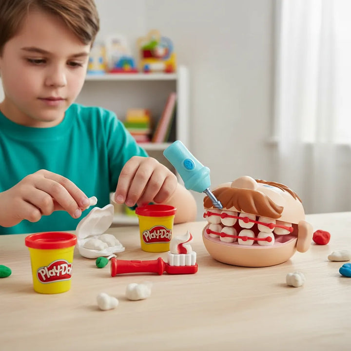Juego Didáctico Play-doh Mini Dentista Para Niños