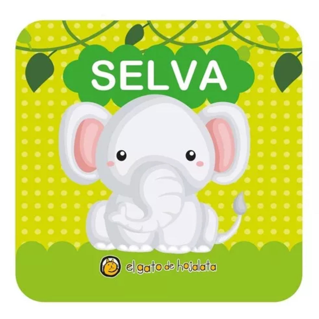 Libro Infantil Para El Baño Animales selva niños