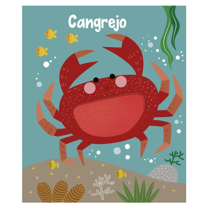 Libro Interactivo Mundo Marino Texturas Sensorial Niños