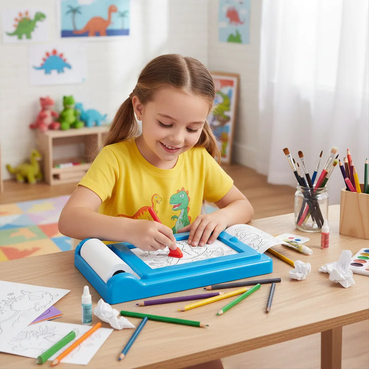 Juego Educativo Set  De Arte Dinosaurio Para Niños