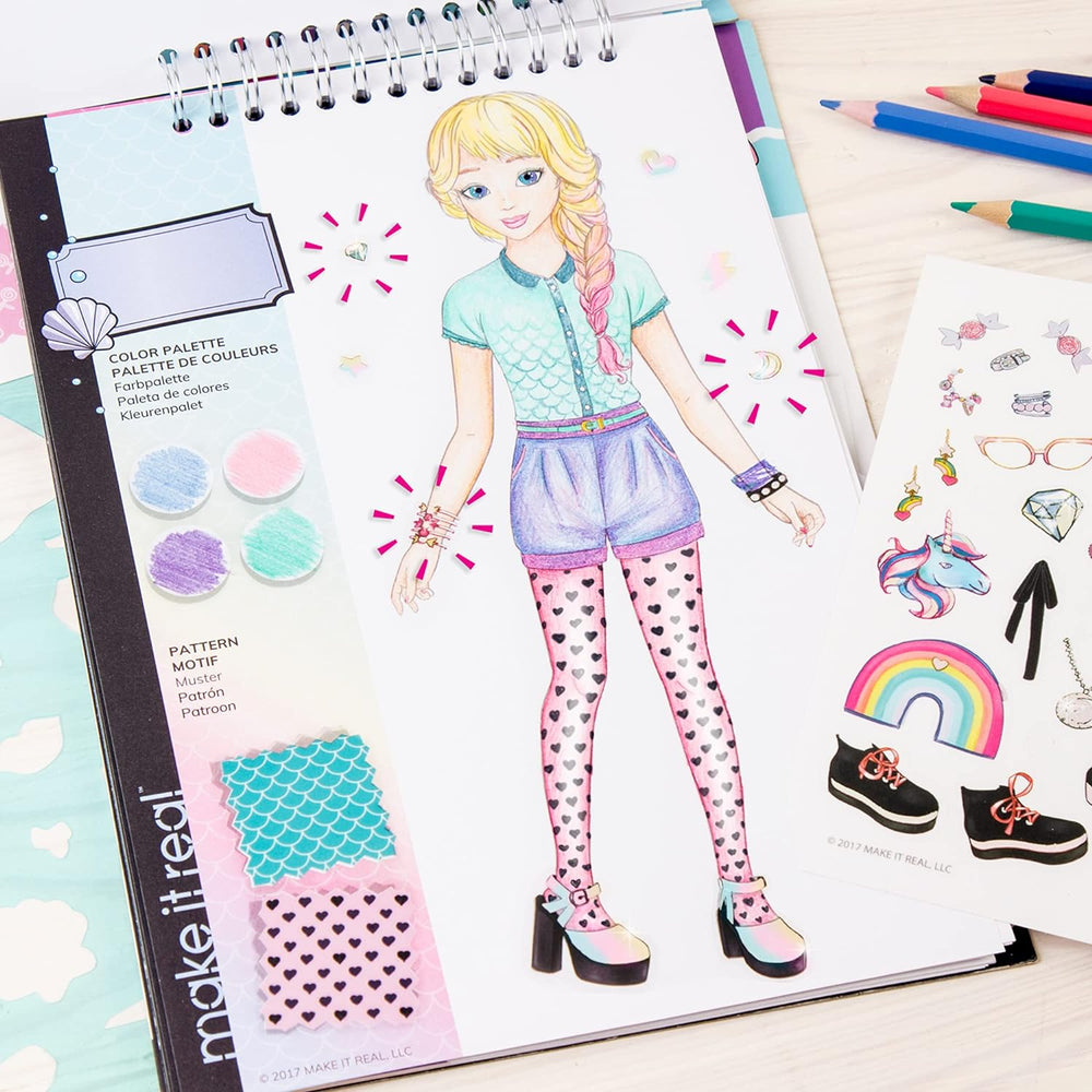 Juego Diseño De Moda Con Plantillas niñas
