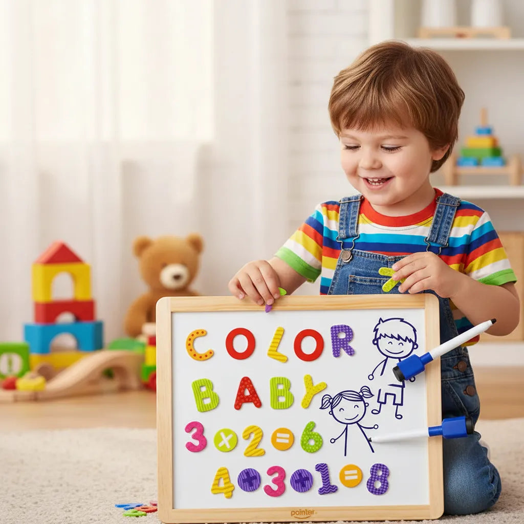Pizarra Magnética Letras Y Números Para Niños